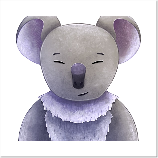 Koala cartoon Wall Art by Karmellime